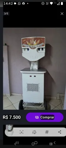 Máquina de sorvete Yuki