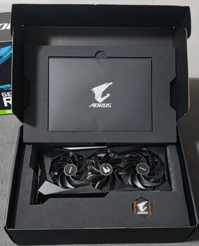 RTX 3070 TI Aorus Master 8GB Impecável