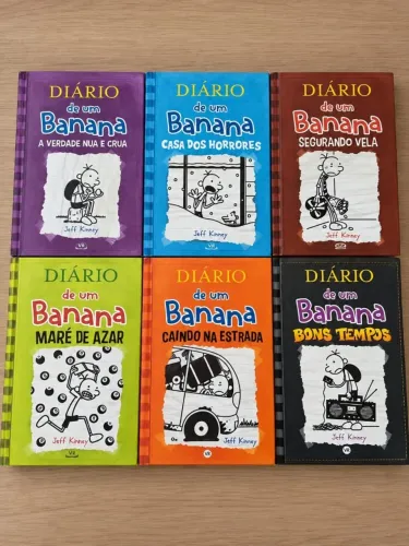 Kit 6 Livros Diário de um Banana Volumes 5 ao 10 Usados