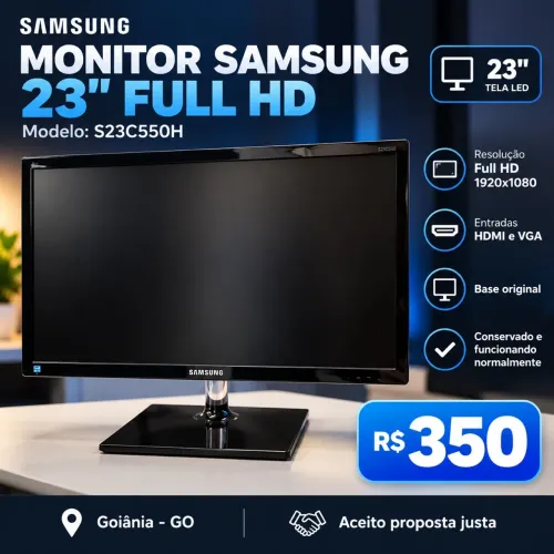 Monitor Samsung 23? Full HD S23C550H