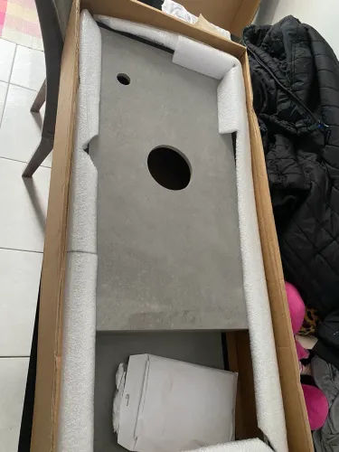 Bancada pia de banheiro