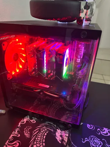 Kit PC Gamer Completo - 32GB RAM + RX 580 8GB + Monitor + Periféricos