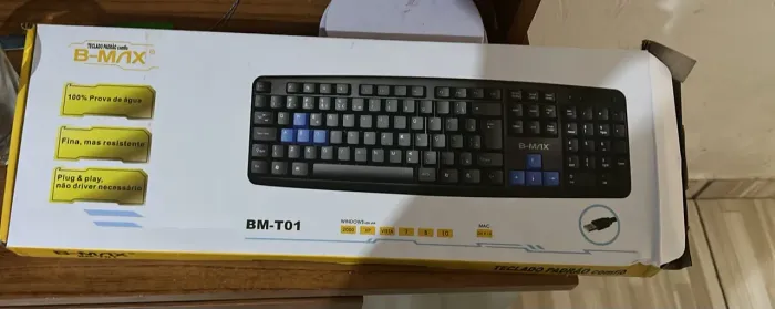 Teclado de computador com fio