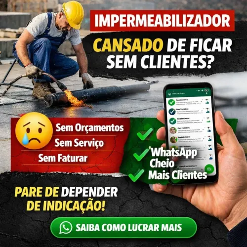 Para quem trabalha com Construção, Reforma, impermeabilização e Pintura 