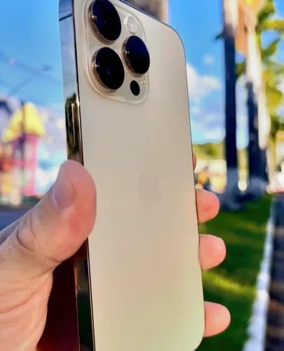 14 pro Max 128 GB Dourado