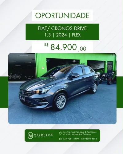 Fiat Cronos Drive 1.3 8V Flex 2024