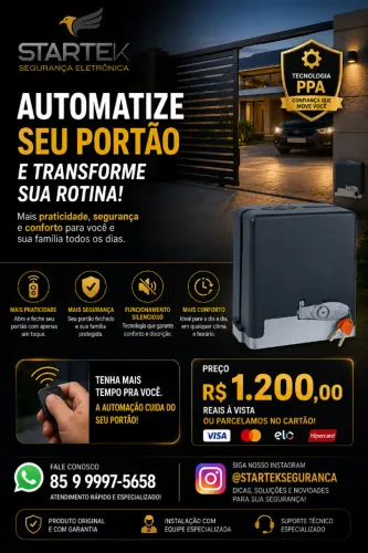 Motor para Portão Jet Flex 4 Segundos Deslizante