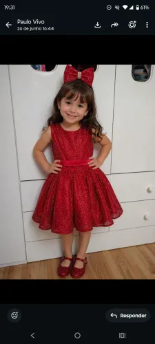 Vestido festa semi novo