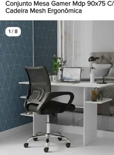 Vendo mesa e cadeira (novo na caixa)