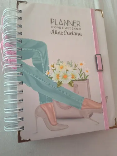 Planner Personalizado 2025 - Aline Luciana - Em branco