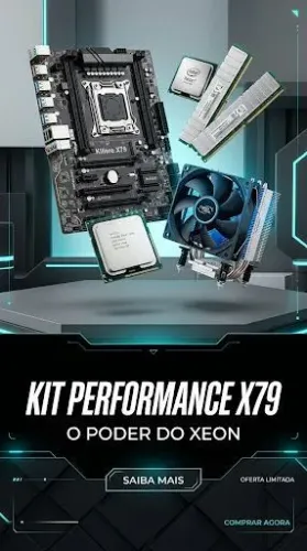 Kit Xeon 2620, 32GB DDR3, Cooler Deepcool, Placa Mãe X79 Kllersre