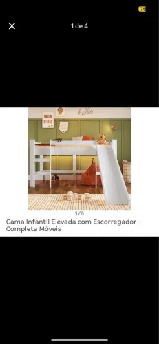 Cama infantil nova