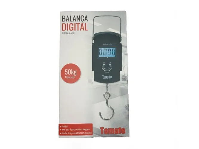 Balança Digital Com Gancho Até 50 Kg