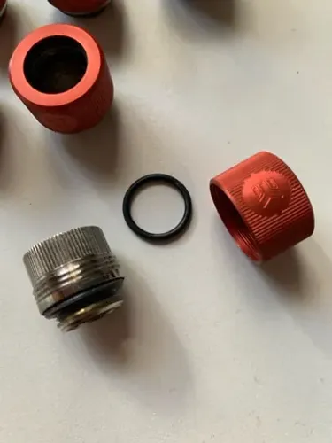 Fittings EK 12mm Vermelho 8 unidades
