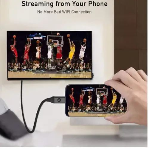 Cabo Hdmi macho x tipo C 4k - conectar celular c com a TV
