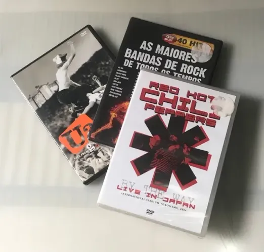 kit 3 dvds bandas de rock