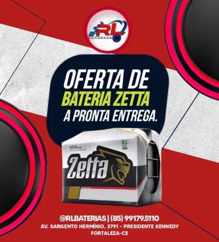 Bateria zetta 60ah para fox tr4