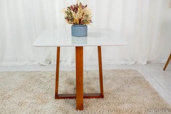 Base Mesa jantar Mel 90x90 Pedro Frete Grátis - Até 12x