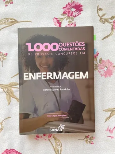 Livro de 1000 questões comentadas para provas e concursos na enfermagem 