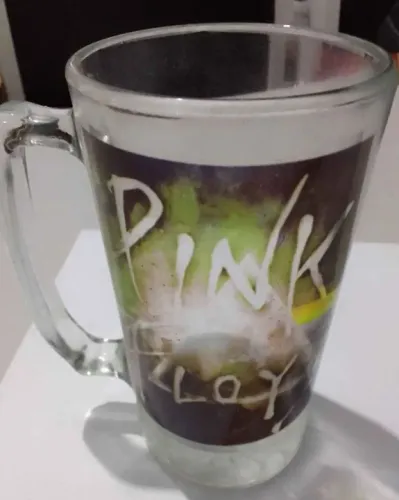 Copo de vidro de chopp Pink Floyd