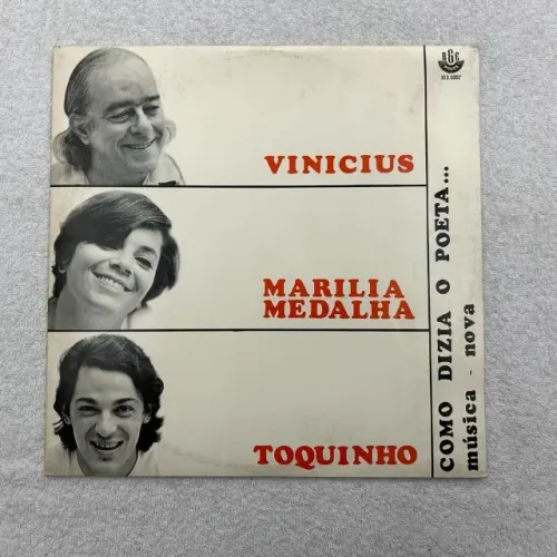 Disco de Vinil Vinicius Marilia Medalha Toquinho - Como Dizia o Poeta