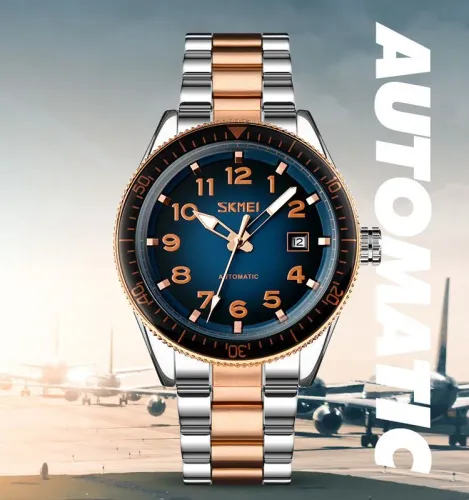 Relógio Skmei mecânico automático - Não é a Pilha é automático