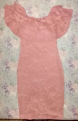 VESTIDO ROSA TAM.G (DOUVIC)