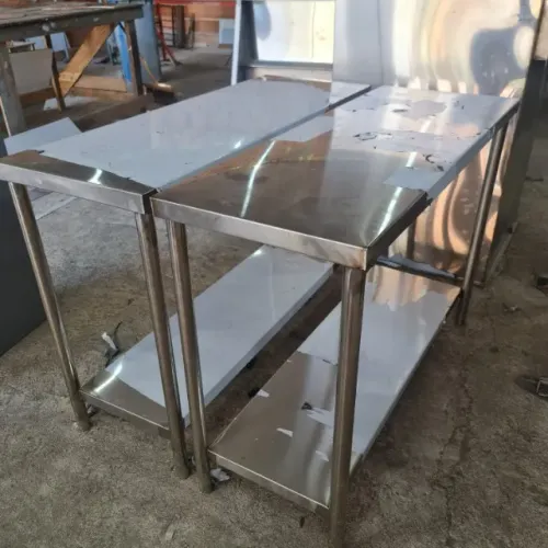Mesa inoxidável industrial cozinhas