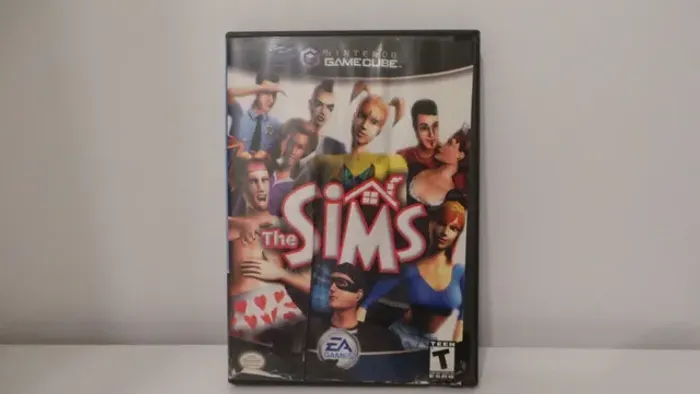 Jogo the sims para game cube somente a capa do jogo sem a mídia física