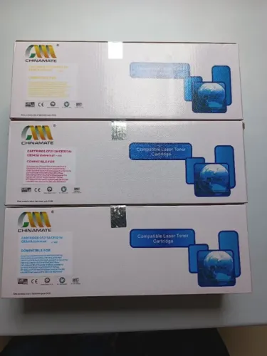 3 X Toners Chinamate Lacrados Amarelo, Vermelho E Azul