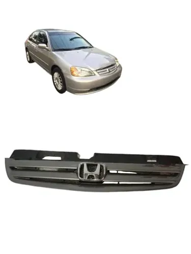 Grade dianteira Honda Civic 2001 2004