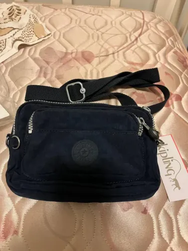 Bolsa Kipling 2 em 1 transversal e vira pochete Nova