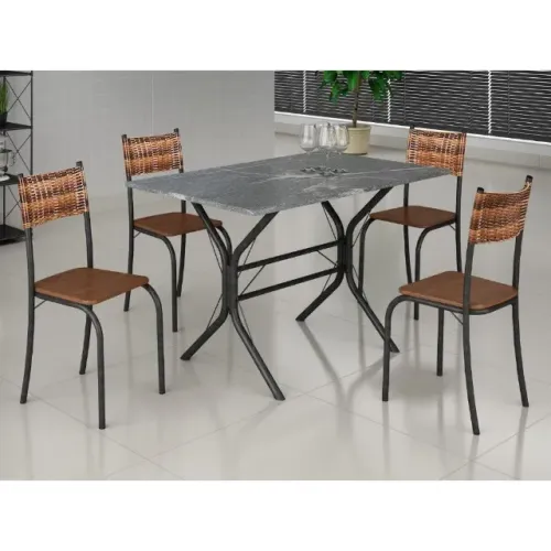 Mesa de Jantar 4 Cadeiras 