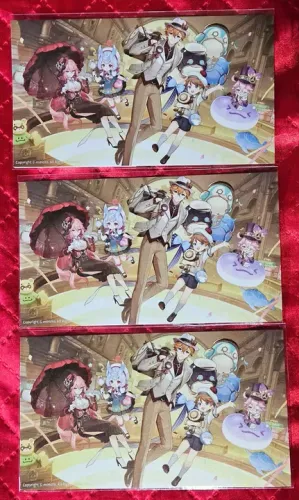 Cartão Postal Genshin Impact