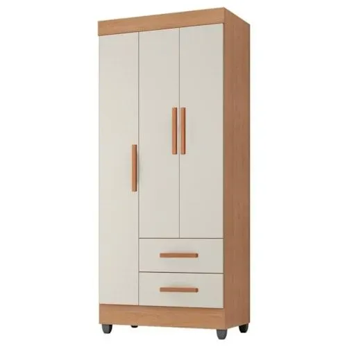 Guarda roupa 3portas Nature off white 