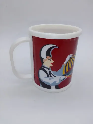 Caneca Promoção 2006 Visa Cirque Du Soleil Saltimbanco 12cm  NOVA