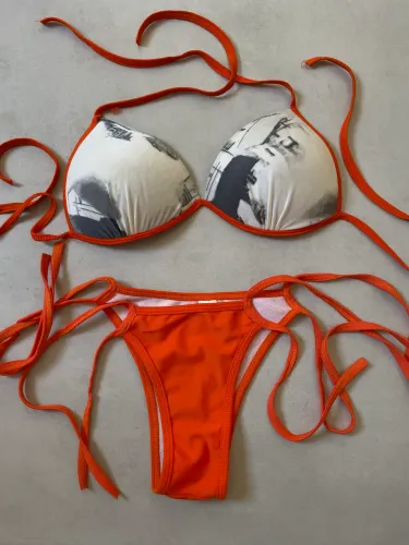 Lote biquínis estampados diversos tamanho M verão 