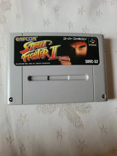 Street Fighter II Super Famicom Original Japonês 