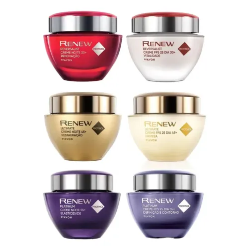 Creme Facial Renew Avon - Diversos Tipos e Finalidades