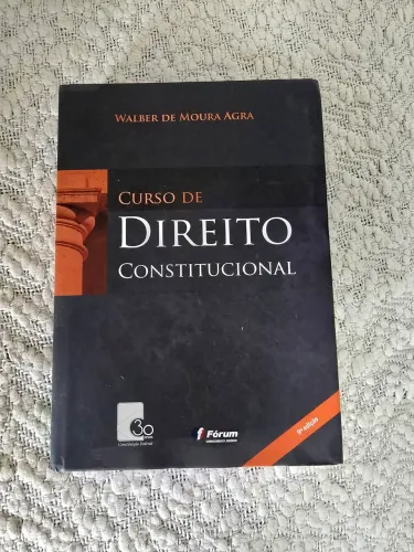 Livro Curso de Direito Constitucional - autor: Walber de Moura Agra