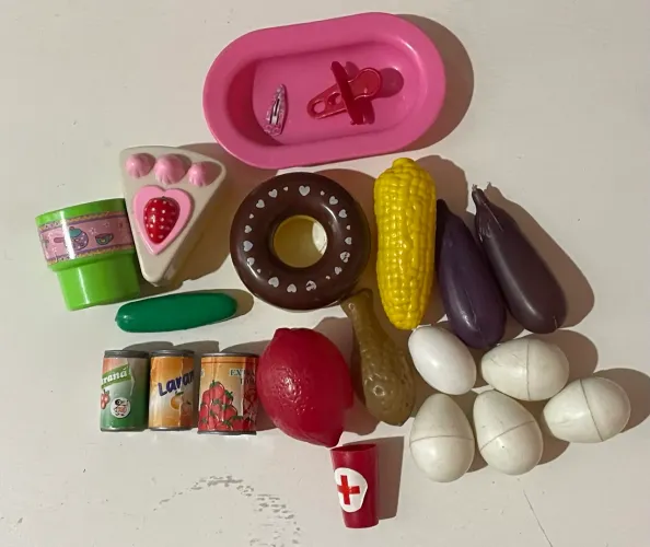 Kit comidinhas bonecas