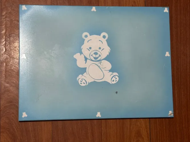 Mural de fotos para colocar ímã