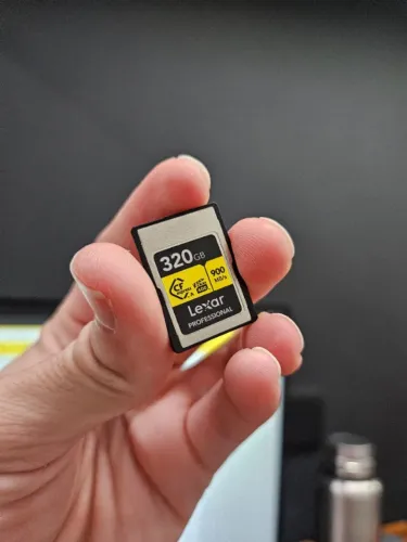 Cartao De Memoria Lexar Gold S 320gb Type A 900mb/s (Usado)