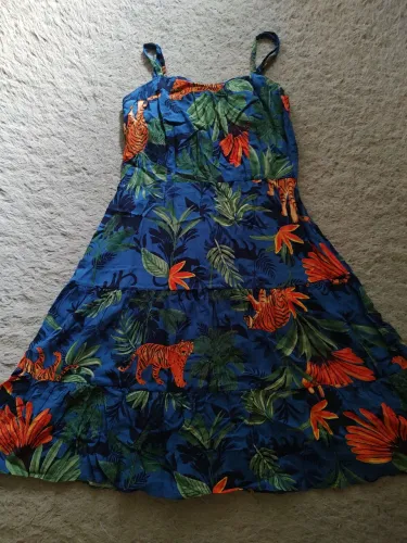 Vestido estampado.