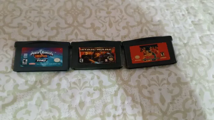 Jogos Game Boy Advance - Power Rangers, Star Wars e Outro