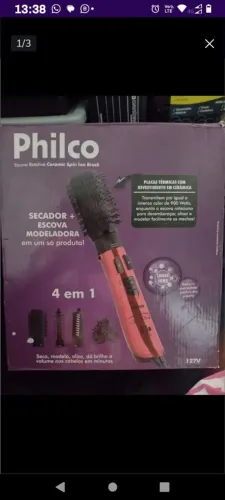 Escova rotativa philco pouco usada