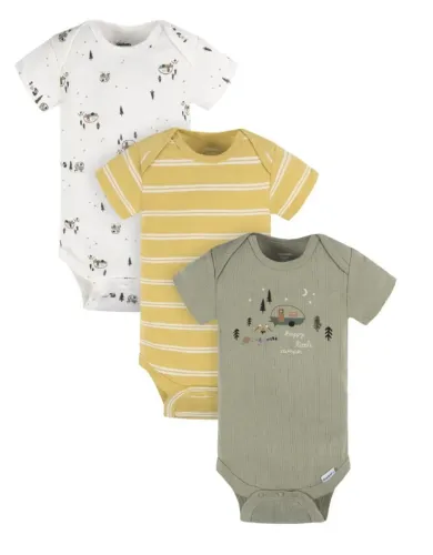 kit 3 bodies Gerber tamanho 0-3 meses importados (novos)