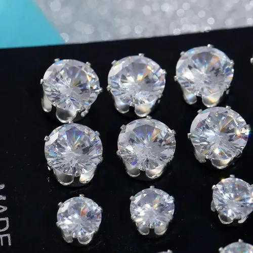 Brinco ponto de luz cristal de zirconia 