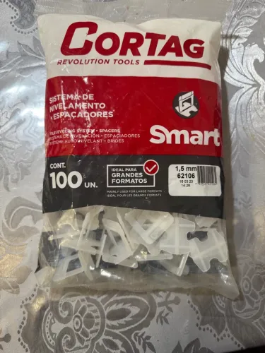 Espaçadores Cortag Smart - Sistema de Nivelamento 1,5mm