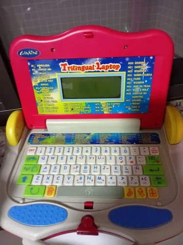 Laptop Educacional Trilíngue Infantil Gemini